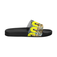 1, 2, 3 V Men's Printed Slides