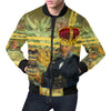 THE FOUR CROWNS All Over Print Bomber Jacket for Men