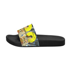 1, 2, 3 V Men's Printed Slides