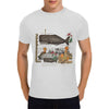 whale and hoopoe 1 3 6 Men's T-Shirt in USA Size (Front Printing Only)