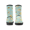 VINTAGE MOTORCYCLES AND COLORFUL FISH... IN THE MOUNTAINS Unisex All Over Print Snow Boots