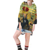 THE FOUR CROWNS Unisex Step Hem Tunic Hoodie