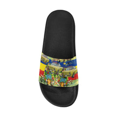 THE PARKING LOT Women's Printed Slides