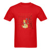 THE SHOWY PLANE HUNTER AND FISH IV Sunny Men's Printed Cotton Tee Shirt