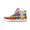 THE WHITE FEATHER HEADDRESS Men's All Over Print Canvas Sneakers