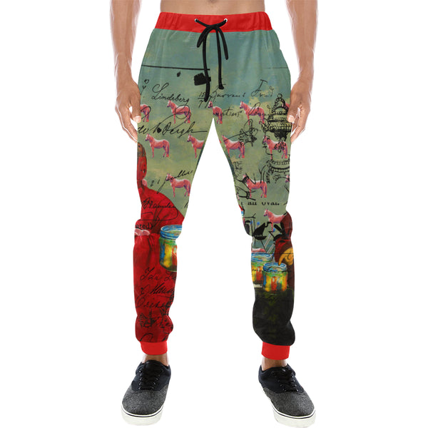 I FOUND THEM IN THERE III Men's All Over Print Sweatpants