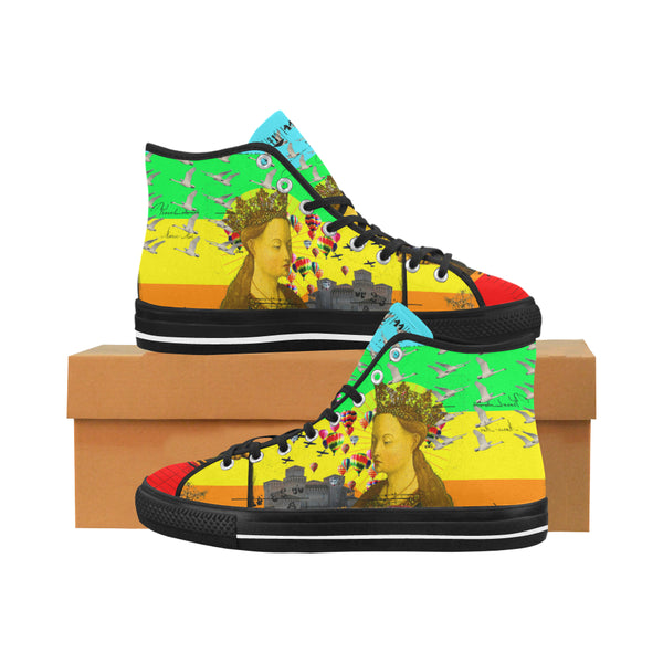 PRAYER Women's All Over Print Canvas Sneakers