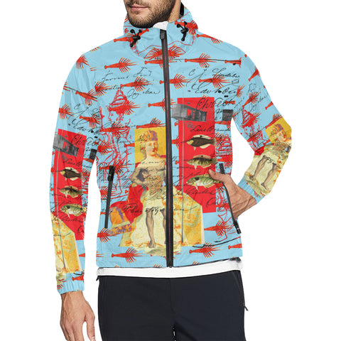 THE SHOWY PLANE HUNTER AND FISH IV All Over Print Windbreaker