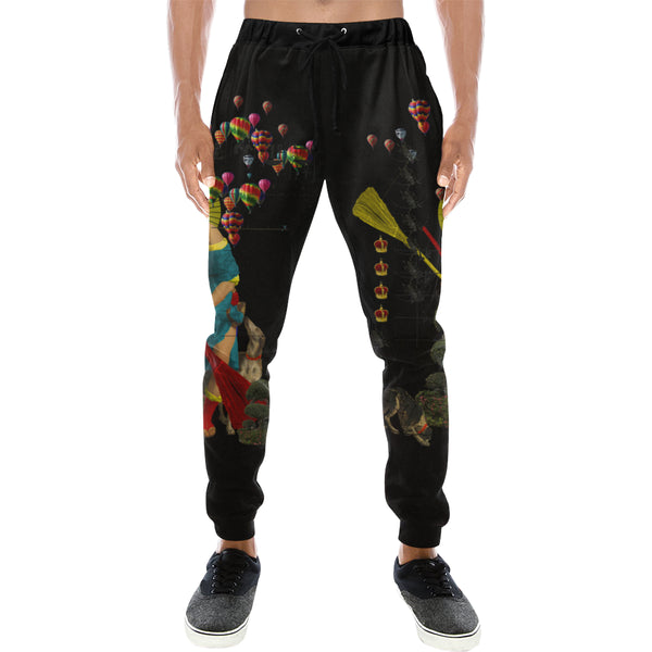 PASSING OUT THE BROOMS IV Men's All Over Print Sweatpants