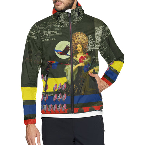 THE FLOWERS OF THE QUEEN All Over Print Windbreaker