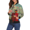 I FOUND THEM IN THERE III All Over Print Bomber Jacket for Women