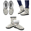 FISH AND A NAUTICAL MAP Unisex All Over Print Snow Boots