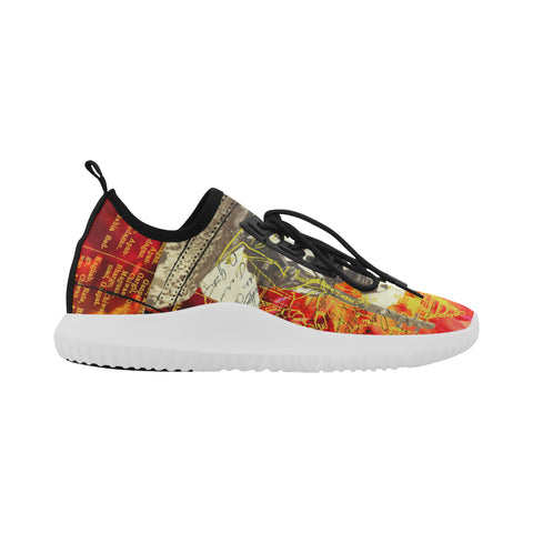 THE SITAR PLAYER  Ultra Light All Over Print Running Shoes for Women