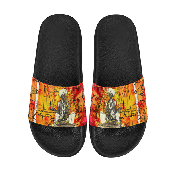 THE SITAR PLAYER Women's Printed Slides