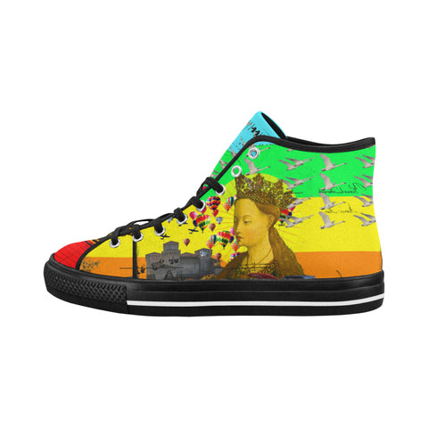 PRAYER Men's All Over Print Canvas Sneakers