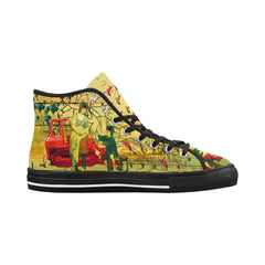 HERE, TAKE IT II Men's All Over Print Canvas Sneakers