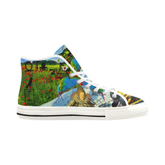 HEY! HERE ARE TWO MORE FOR YOU GUYS. Men's All Over Print Canvas Sneakers