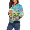 THE CONCERT II All Over Print Bomber Jacket for Women