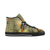 AT THE HARBOUR Men's All Over Print Canvas Sneakers