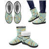 VINTAGE MOTORCYCLES AND COLORFUL FISH... IN THE MOUNTAINS Unisex All Over Print Snow Boots