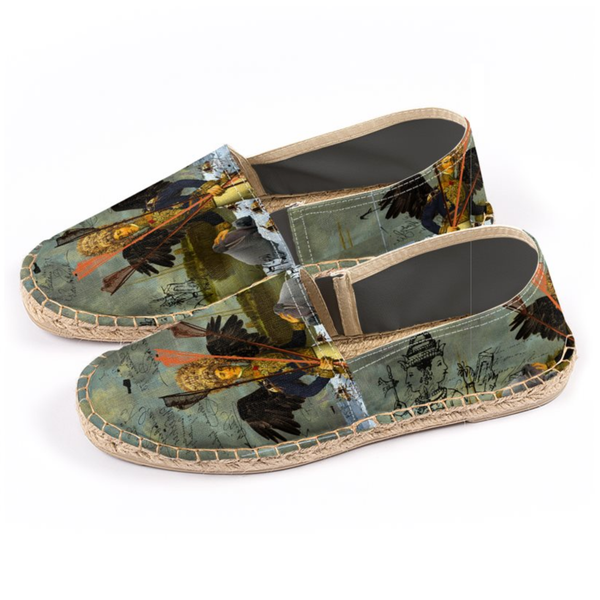 THE YOUNG KING ALT. 2 II Unisex All Over Print Espadrilles