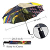 THE FLOWERS OF THE QUEEN Semi-Automatic Foldable Umbrella