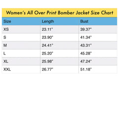 DANDELIONS All Over Print Bomber Jacket for Women
