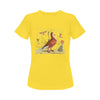 Pigeon and Cactus Women's Printed Cotton Tee Shirt