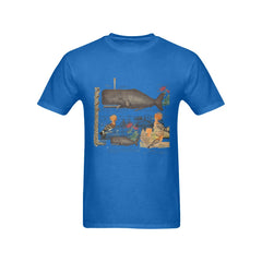 The Whale And The Hoopoe Men's Printed Cotton Tee Shirt