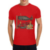 whale and hoopoe 1 3 5 Men's T-Shirt in USA Size (Front Printing Only)