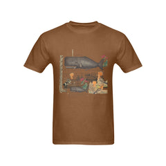 The Whale And The Hoopoe Men's Printed Cotton Tee Shirt