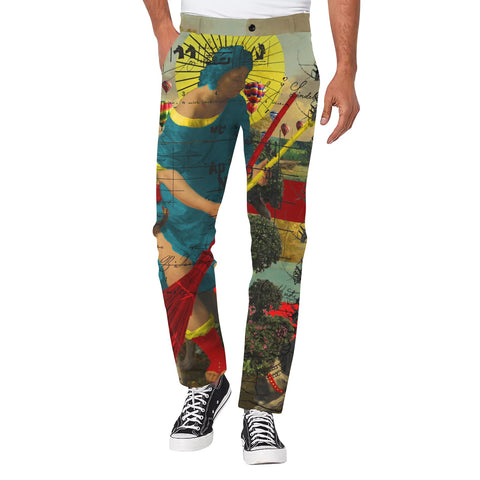 PASSING OUT THE BROOMS II Men's All Over Print Casual Pants