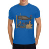 whale and hoopoe 1 3 10 Men's T-Shirt in USA Size (Front Printing Only)