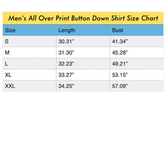 THE BIG PARROT Men's All Over Print Short Sleeve Button Down Shirt