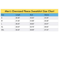 A PACKAGE FOR THE ZEBRAS Men's Oversized Fleece Sweatshirt