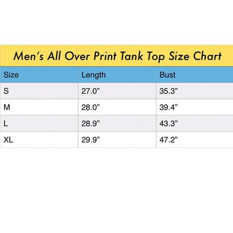 ROAD TRIP Men's All Over Print Tank Top
