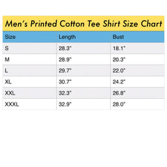 The Whale And The Hoopoe Men's Printed Cotton Tee Shirt
