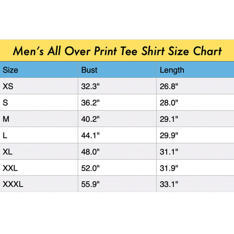 BLEU BLANC ROUGE Men's All Over Print Tee